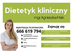 Dietetyk kliniczny Agnieszka Maik